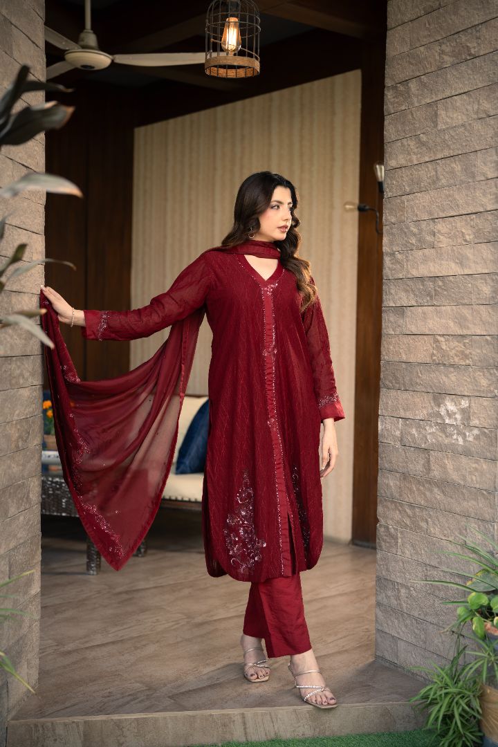 RED NET SHIRT & DOPP