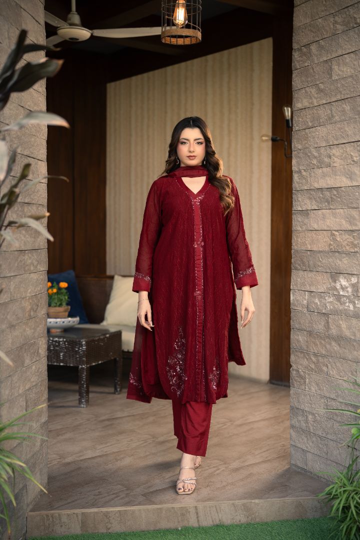 RED NET SHIRT & DOPP