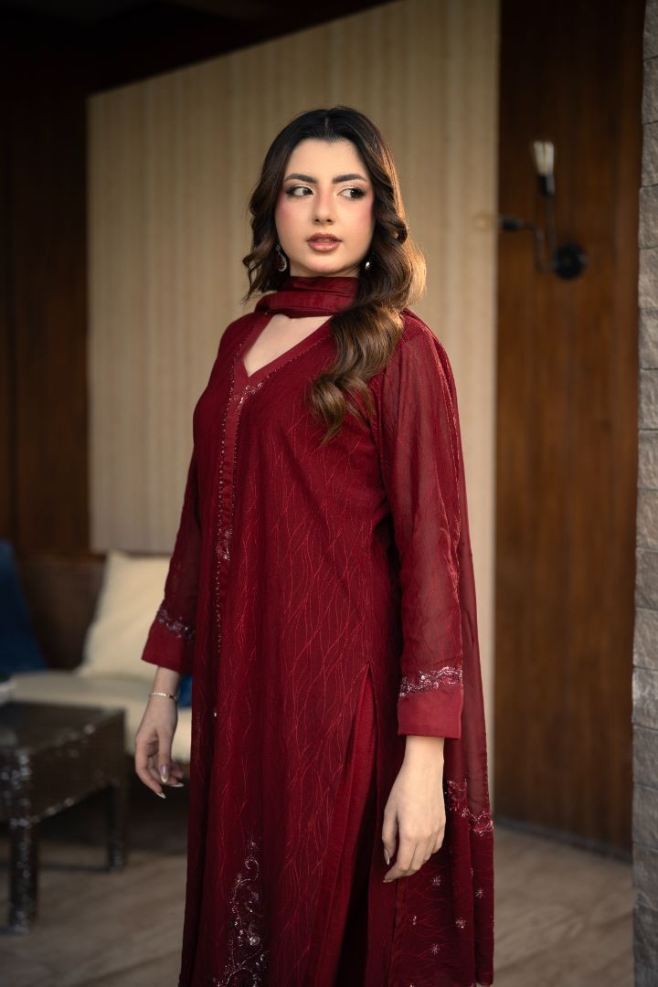 RED NET SHIRT & DOPP